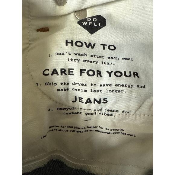 Madewell The Mid-Rise Perfect Vintage Jean Women’s Size 25T Raw Hem Edition - Picture 11 of 11